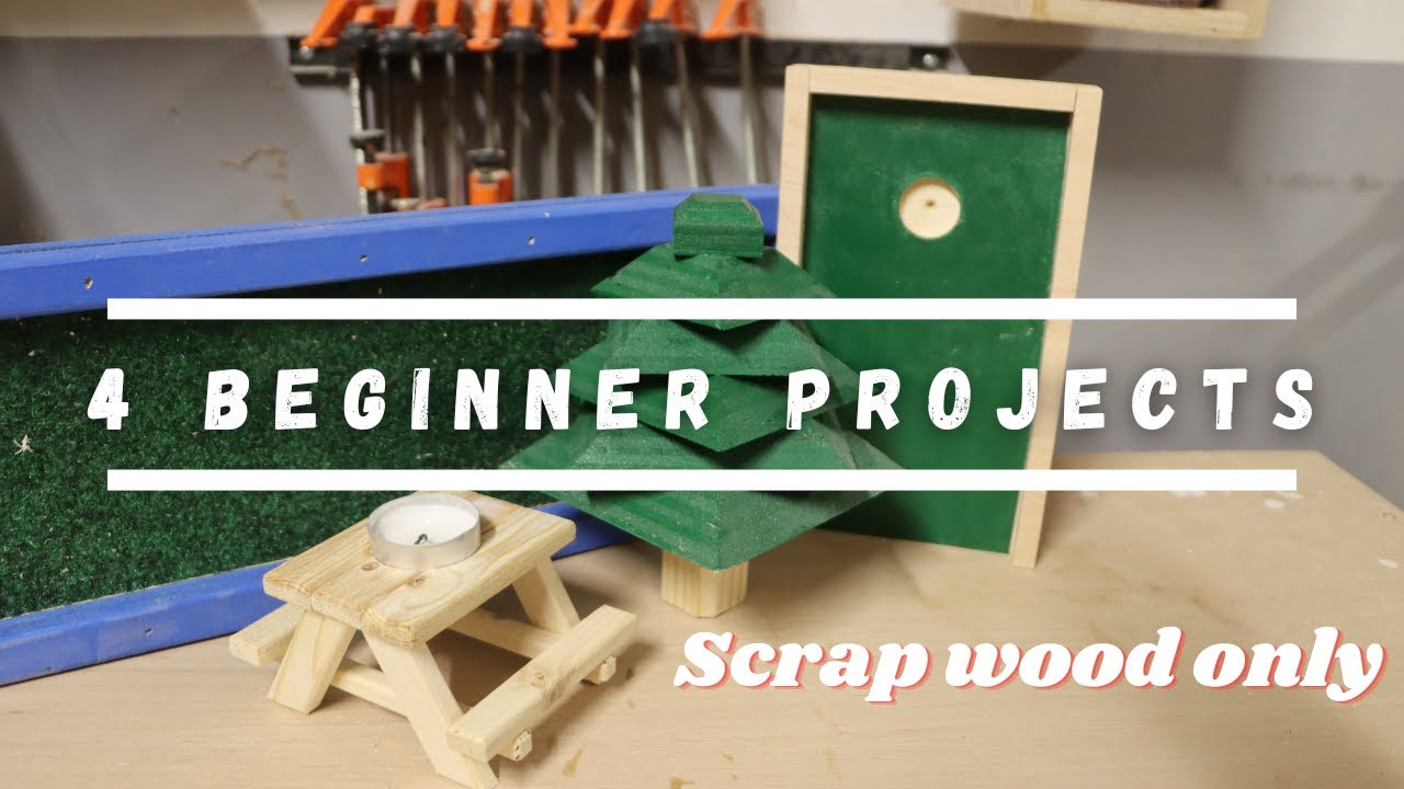 Beginner Projects That You Can Make With ONLY Scrap Wood!