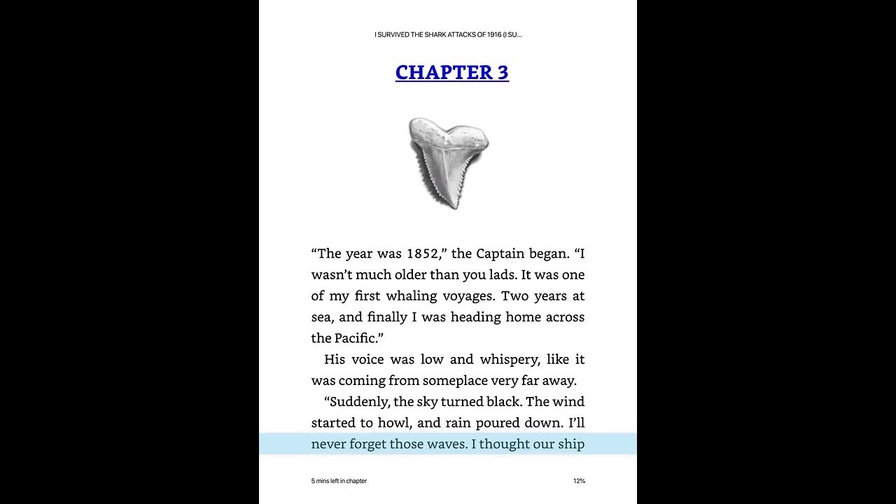 Ch 1, 2 & 3 I Survived The Shark Attacks of 1916
