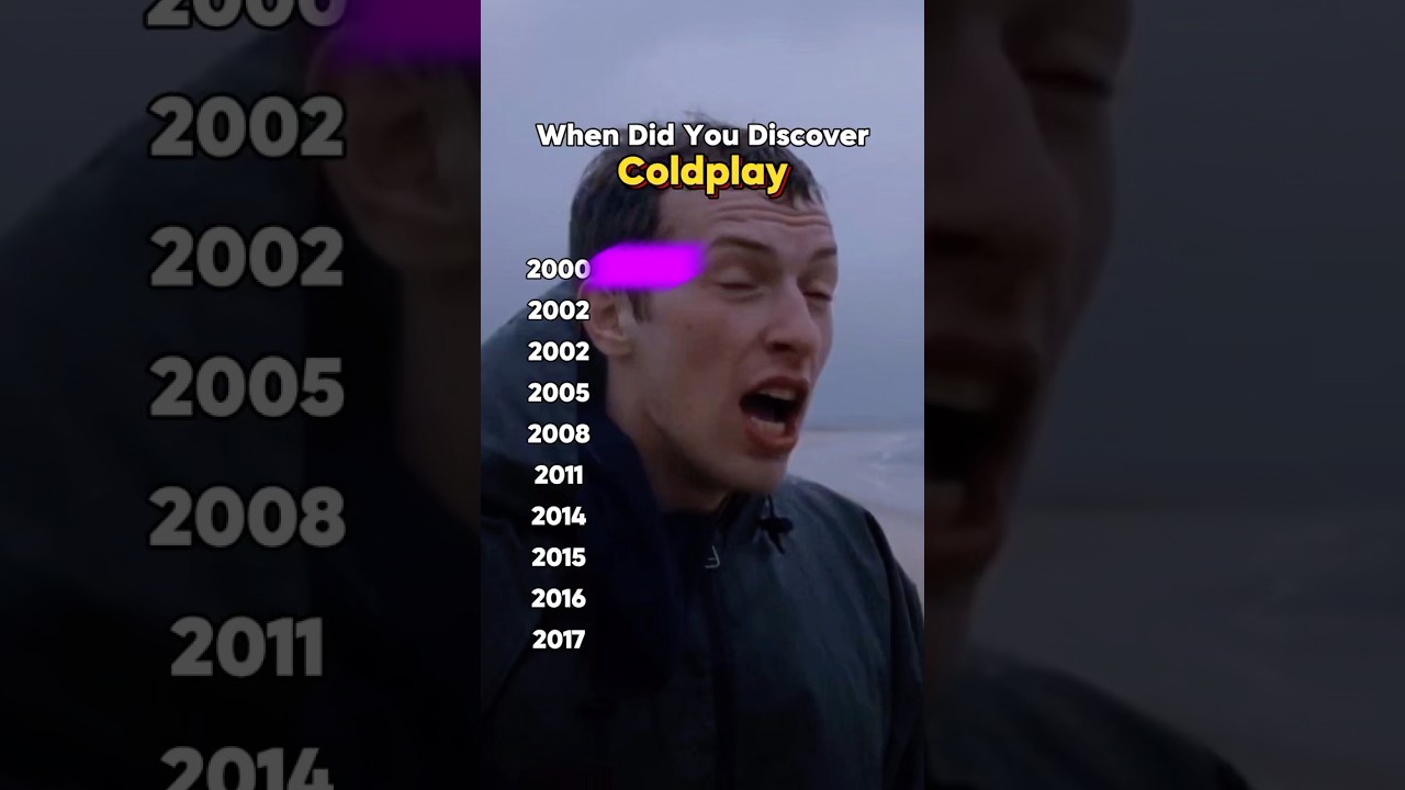 When Did You Discover Coldplay #music #playlist #coldplay #hitsongs #hits