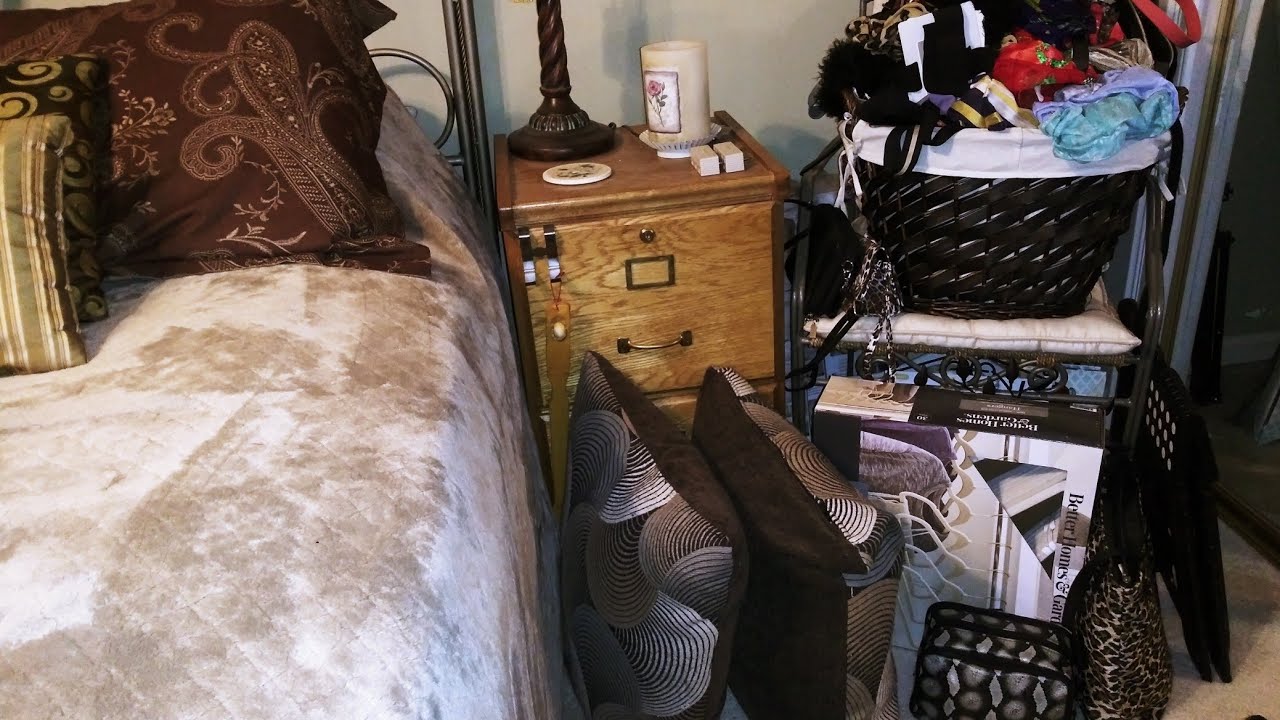 BEDROOM TIDY UP❤ORGANIZING MY HUGE SCARF COLLECTION❤FREEZER MEALS❤A VERY SNOWY DAY