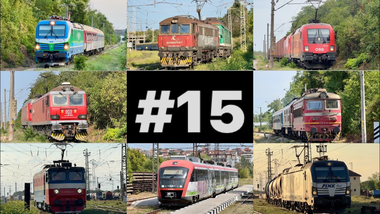 [4K] Trainspotting I Episode 15 (BDZ, Bulmarket, PIMK, TBD, Skoda, Smartrons, Desiro and others) 🛤️🚂