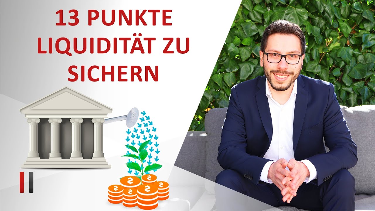 Liquidität sichern: 13 Möglichkeiten für Unternehmen (2020) || Lukas Preuß & Christoph Juhn