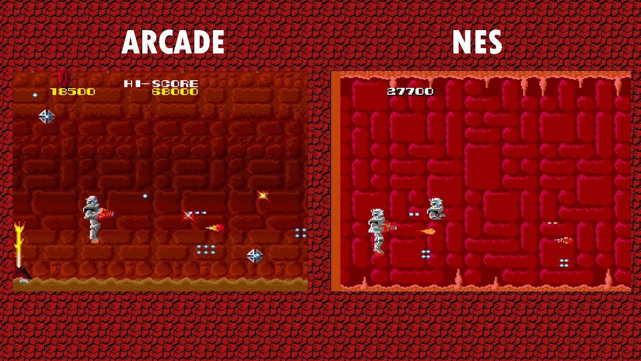 Arcade Vs NES - Magmax