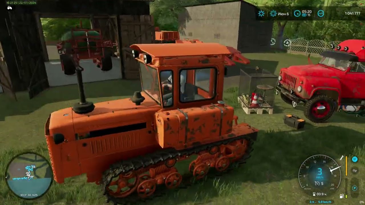 Farming Simulator 22.Карта Красный Яр. Шурик 94. С14. Этюд в малиновых тонах.