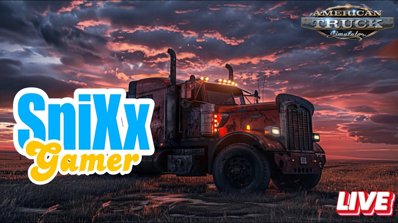 Aaj Badi Naak Wali Truck Chalaenge😁🔥 II Full Timepass😂 II ATS LIVE🔴 II SniXx Gamer