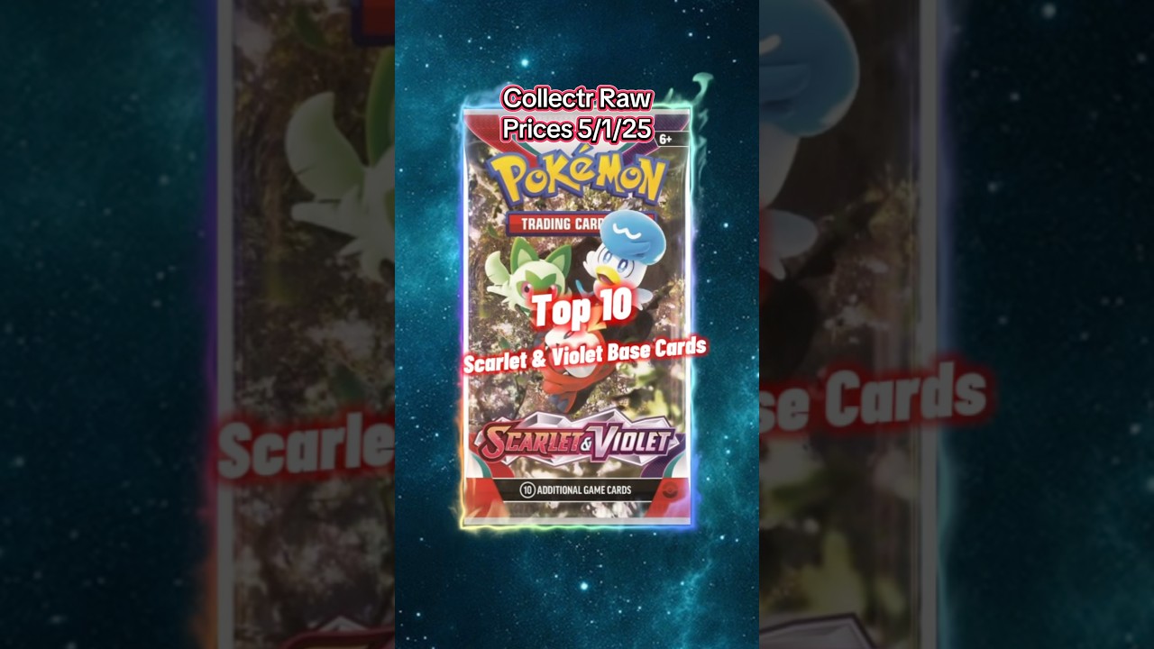 Top 10 EXPENSIVE S&V Base Set Pok&eacute;mon Cards #shorts #top10 #pokemonscarletandviolet #baseset