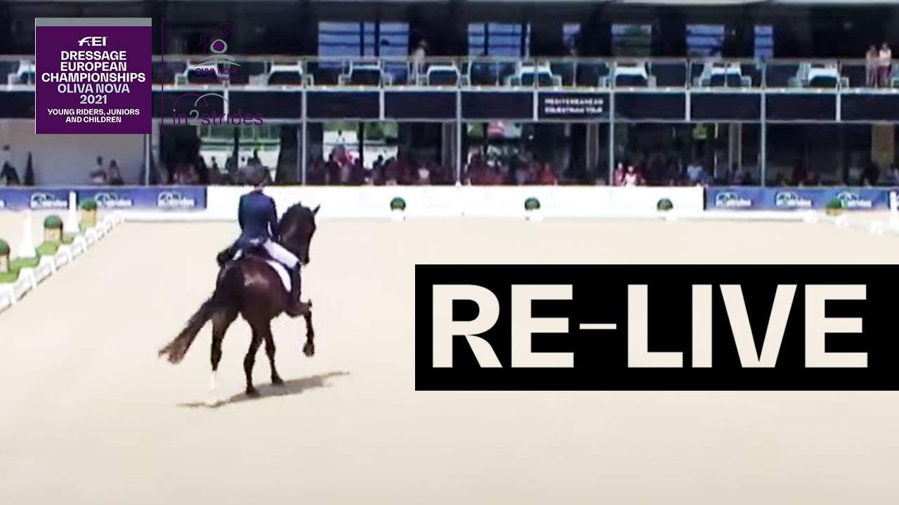 RE-LIVE | Dressage Individual Test Part 1 - Young Riders | FEI Dressage European Championship 2021