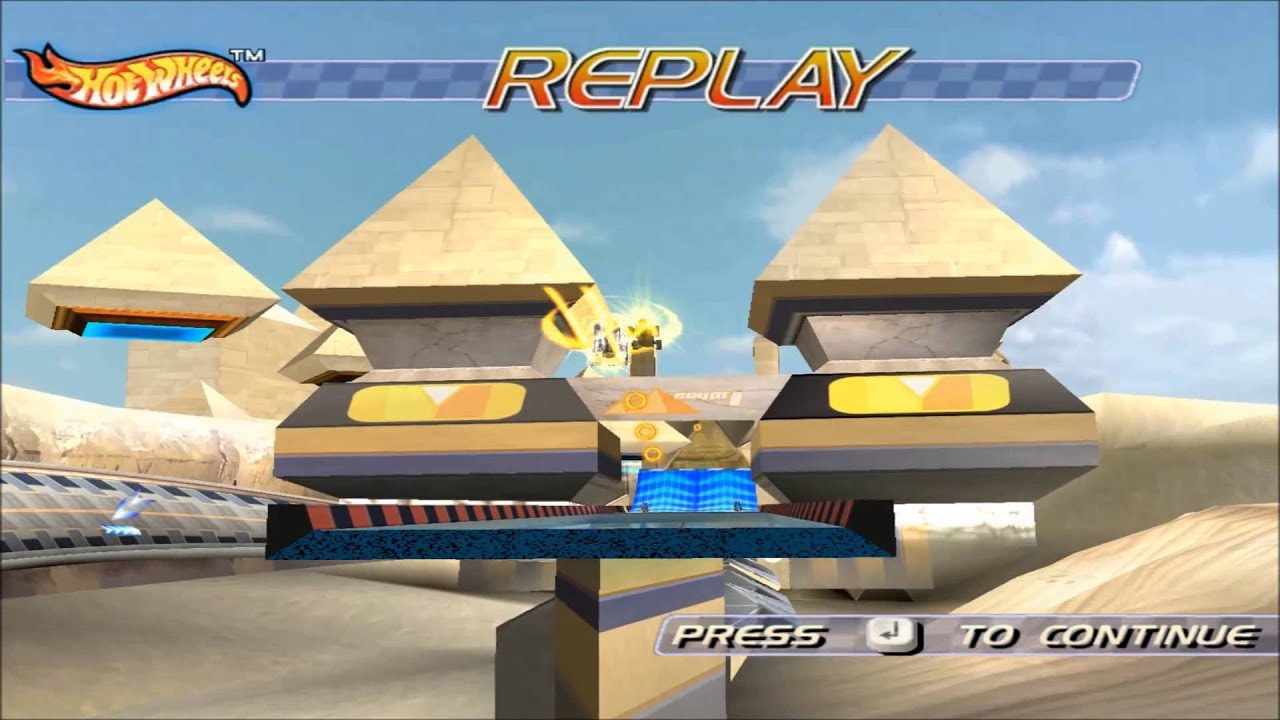 Hot Wheels World Race Krazy 8s on Egyptian Dunes Replay