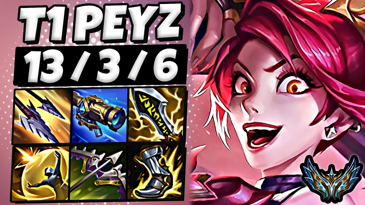 T1 Peyz Jinx vs Zeri [ ADC ] Patch 26.5 Korea Challenger