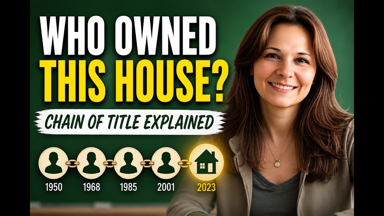 Real Estate Exam Prep: Chain Of Title