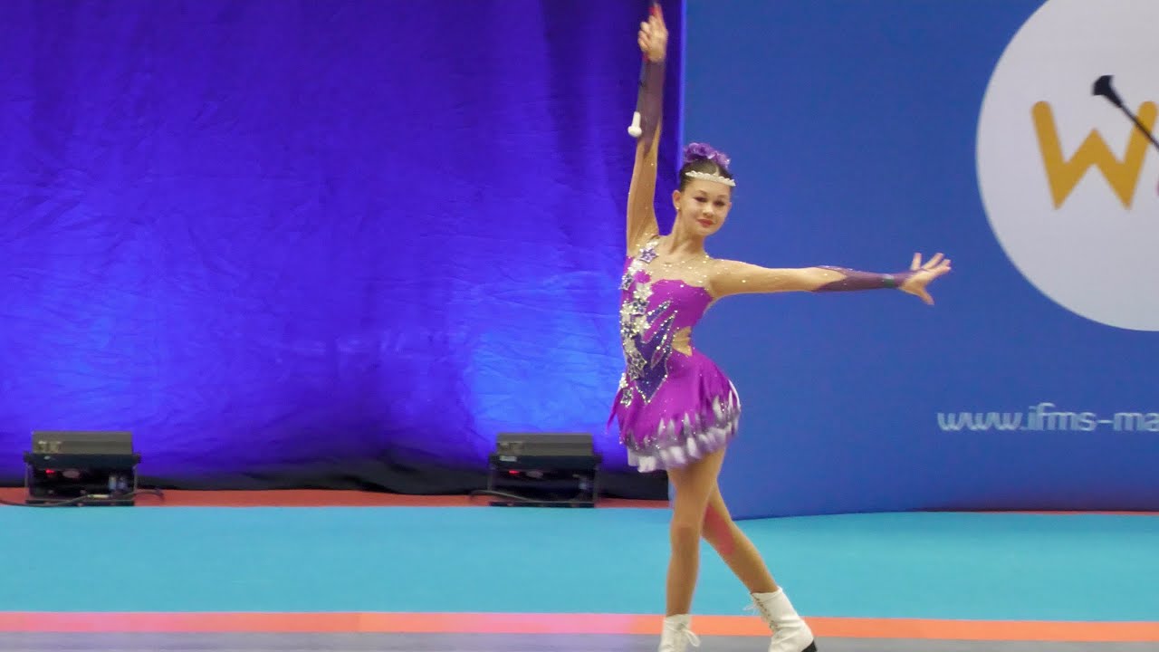Majorettes *ELITA Cieszyn* solo BATON / Mažoretki- Ostrava 2025 WM Championship