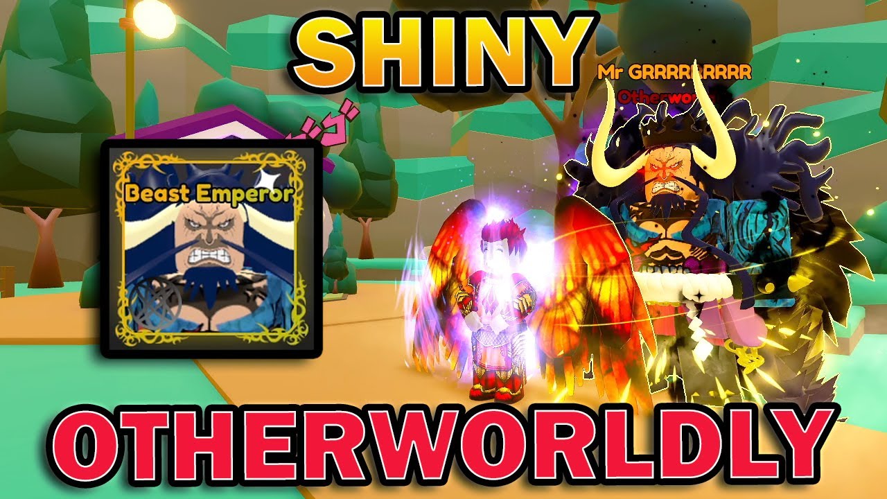 Making A Shiny Otherworldly Kaido Beast Emperor Deity in Anime Warriors Simulator 2