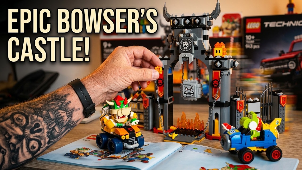 Bowsers Castle LEGO Speed Build absolutely well worth it. #lego #supermario #yoshi