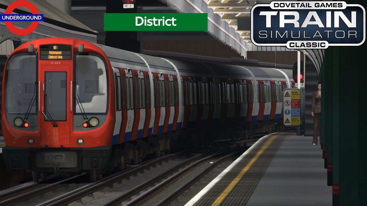 Train Simulator Classic: Trains at West Kensington | S7 District Lines