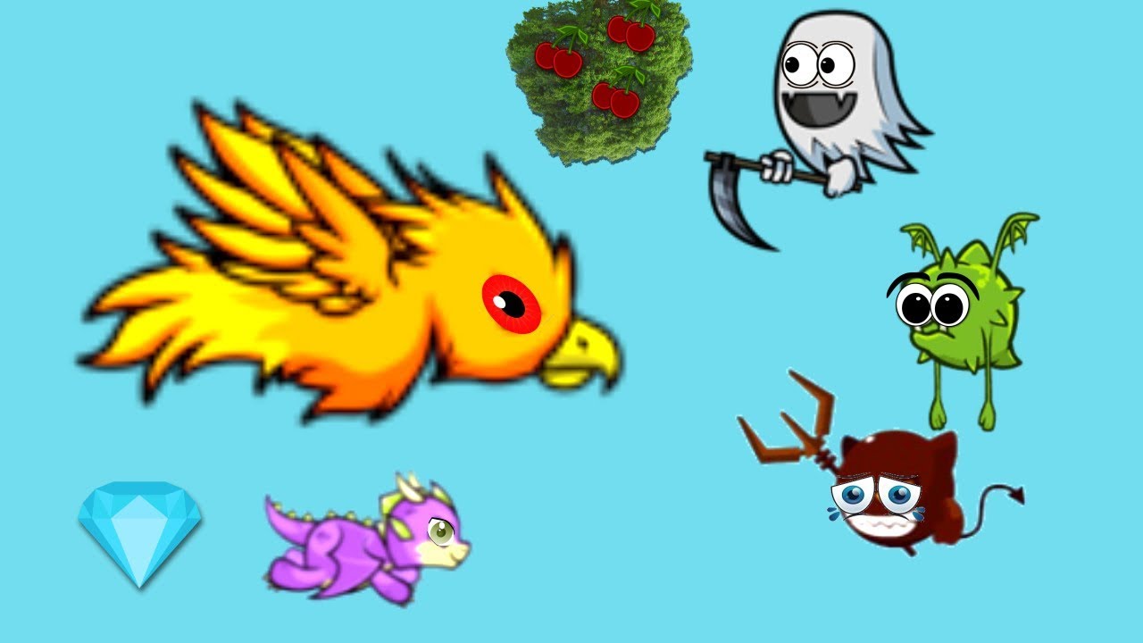 NEW PHOENIX UPDATE // SWAMP MONSTER EATS DEMONIC IMP // BEST FLYORDIE.IO