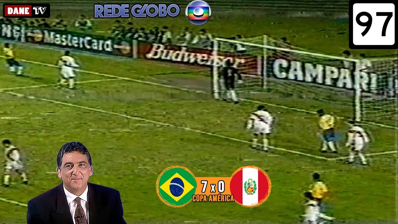 Copa América 1997 - Brasil 7x0 Peru