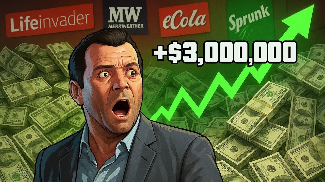 How to make Millions fast in GTA 5 story mode (using the stock market)