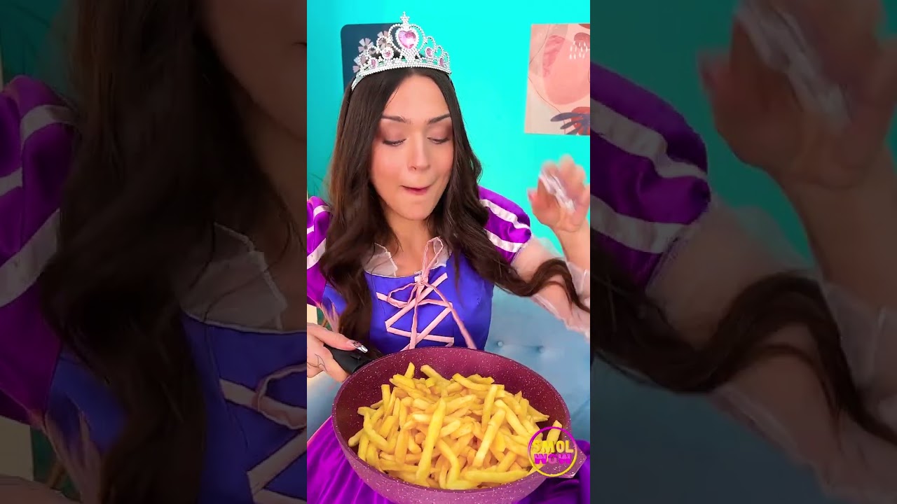 They ate all the fries! 😰😂 #funny #shorts #smolwow