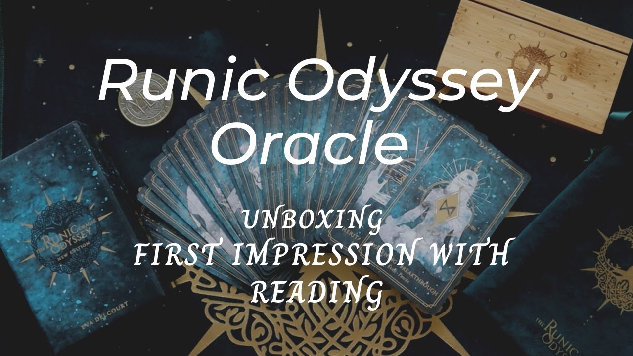 ✨ I've been waiting for this one! ✨ The Runic Odyssey Oracle | New Edition 💙 Flip through