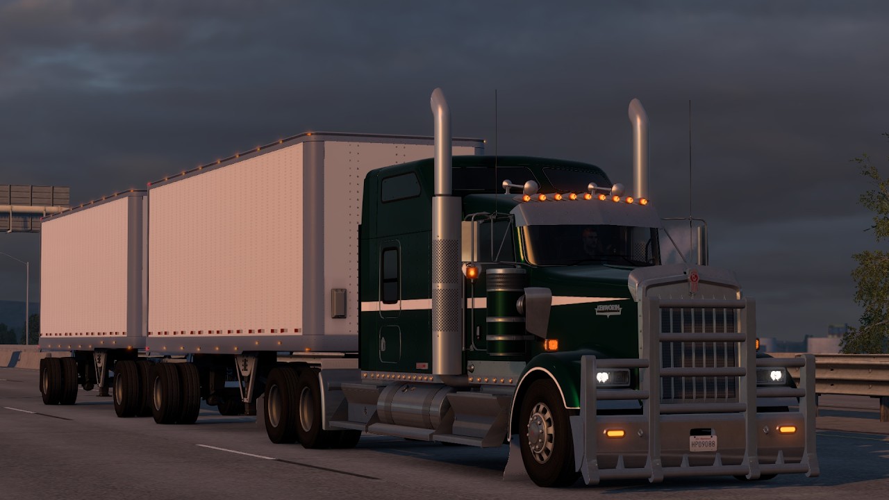 American Truck Simulator: Triples to Provo, UT | W900 | 18 Speed Shifting | Head Tracking with Wheel