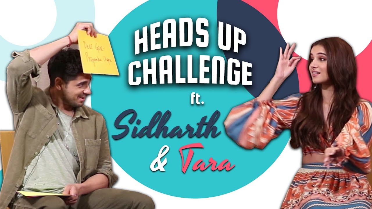 Sidharth Malhotra & Tara Sutaria's MOST ENTERTAINING Heads Up Challenge | Marjaavan