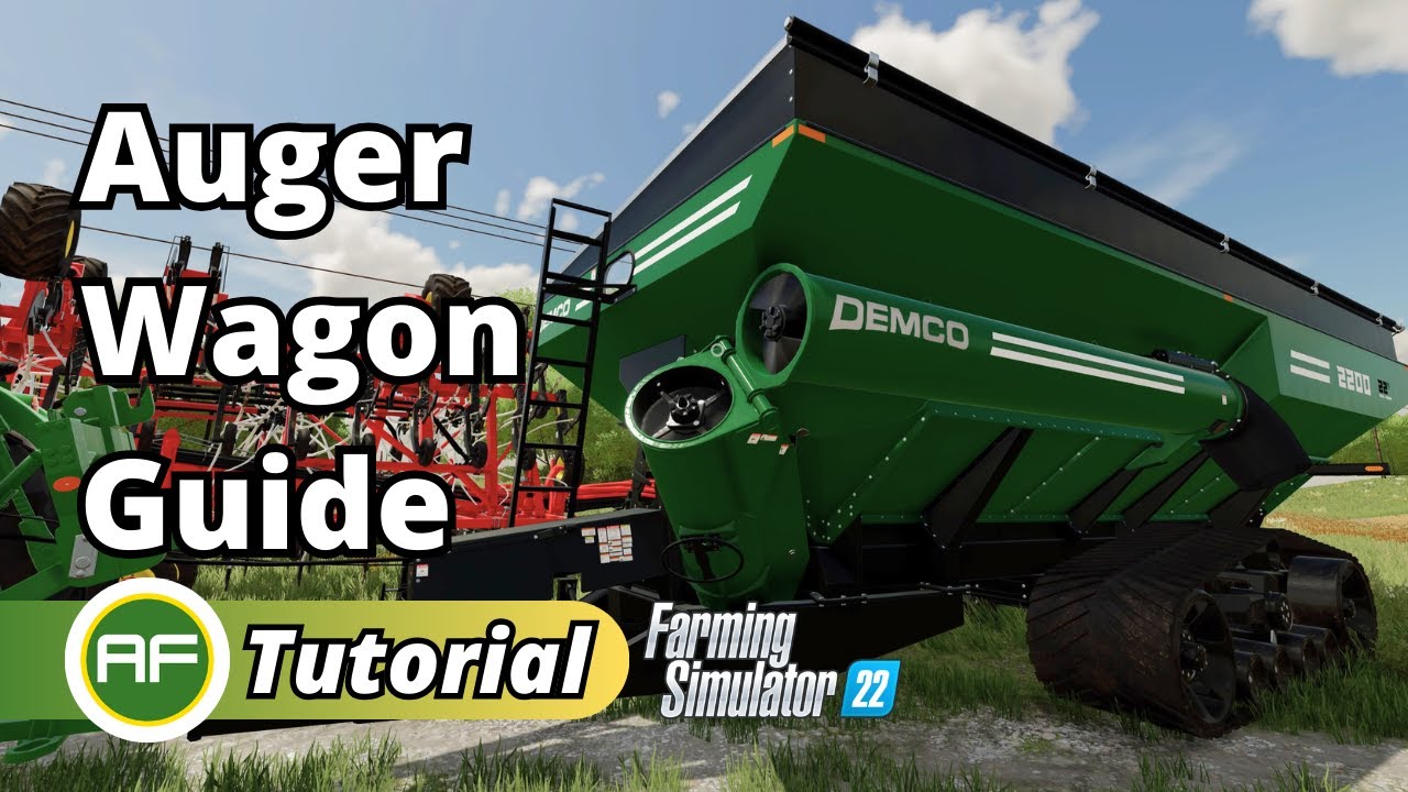 Руководство по шнековой тележке Farming Simulator 22