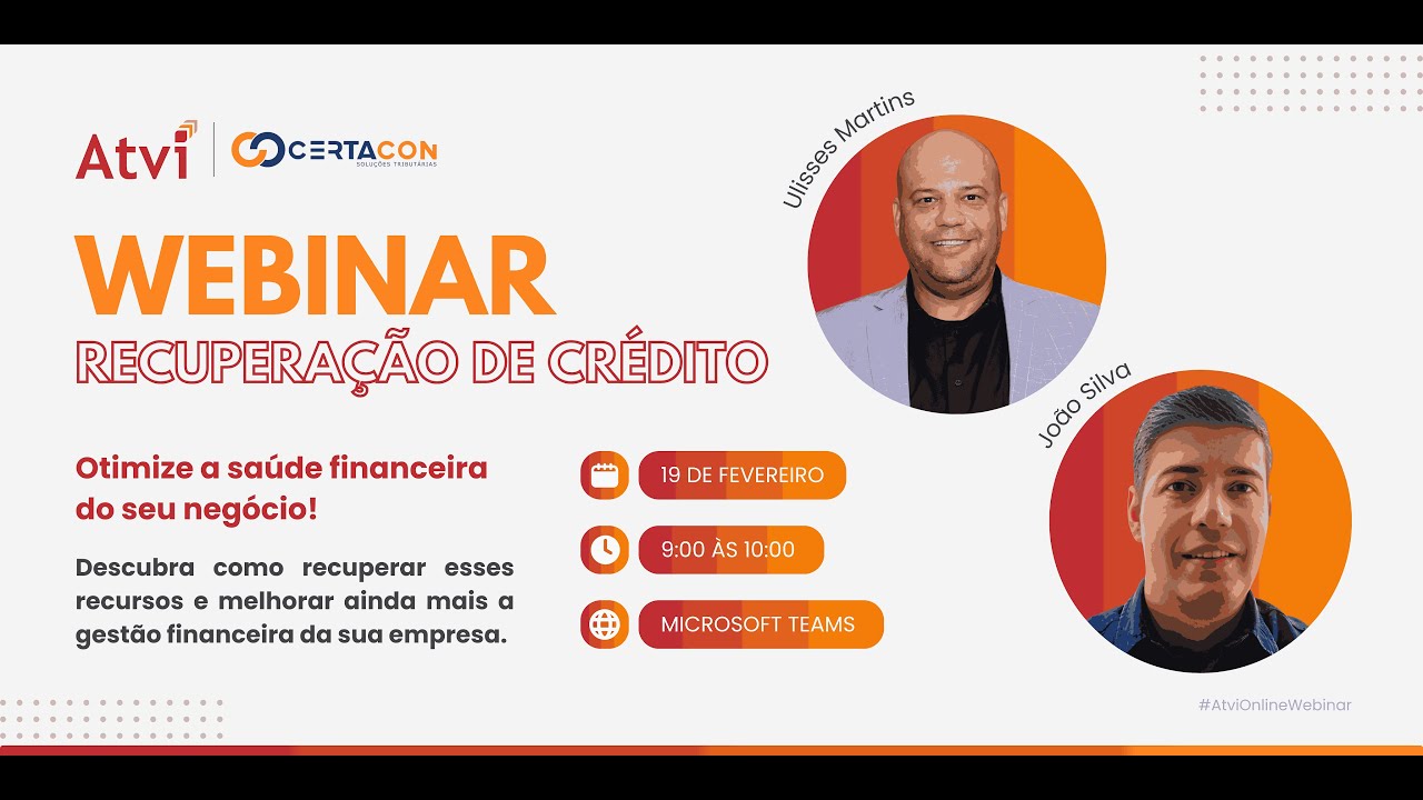Webinar ATVI & CERTACON | Recuperação de Crédito