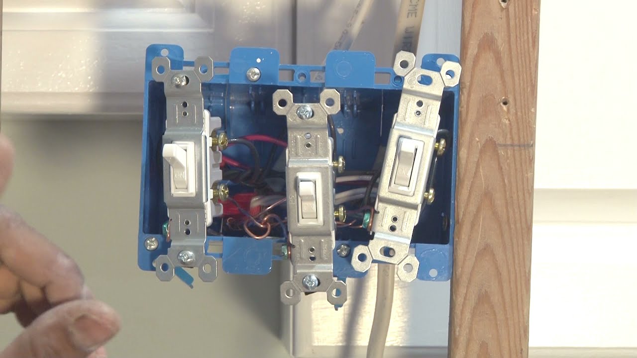 Como instalar tres switches, focos, luz de ventilador y ventilador. #switch #aprendeelectricidad