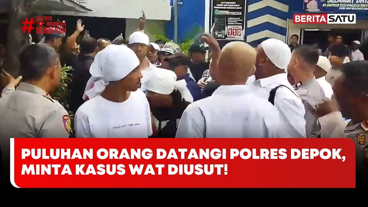 Puluhan Orang Datangi Polres Depok, Minta Kasus WAT Diusut #beritasatu