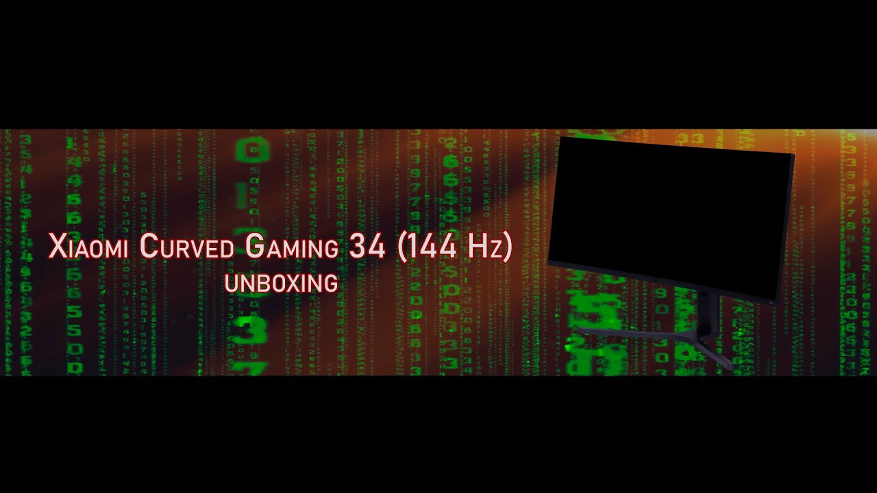 Xiaomi Curved Gaming 34 (144 Hz) - unboxing #xiaomi #xiaomimonitor #gamingmonitors #unboxing