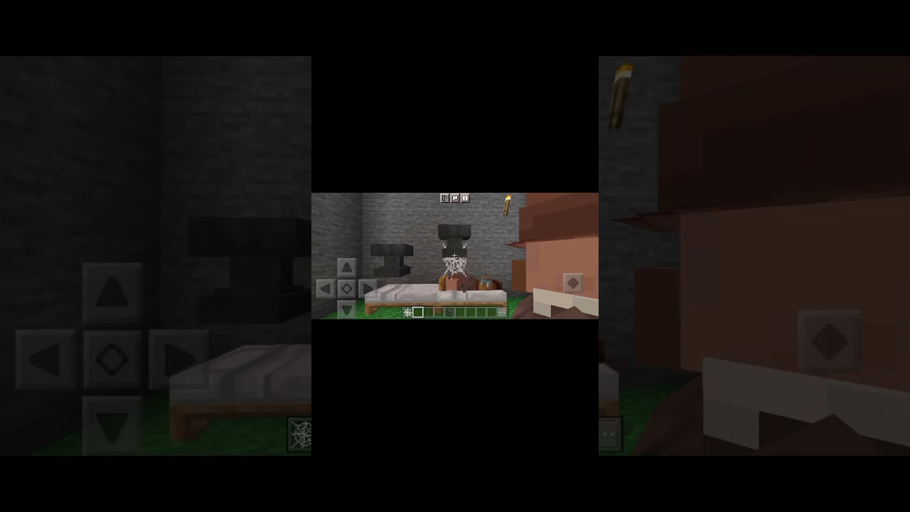 Minecraft: Villager vs Anvil in minecraft 😳 #minecraft #shorts