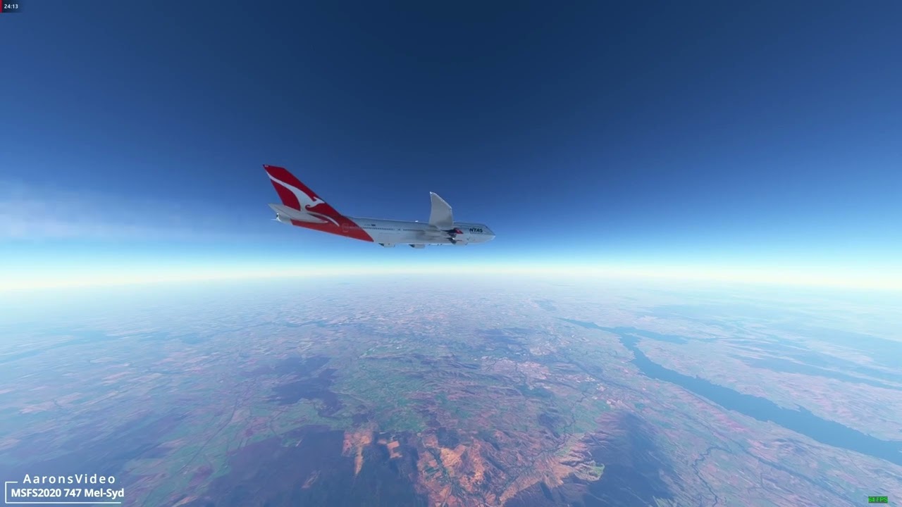 Boeing 747 Melbourne -  Sydney MSFS 2020