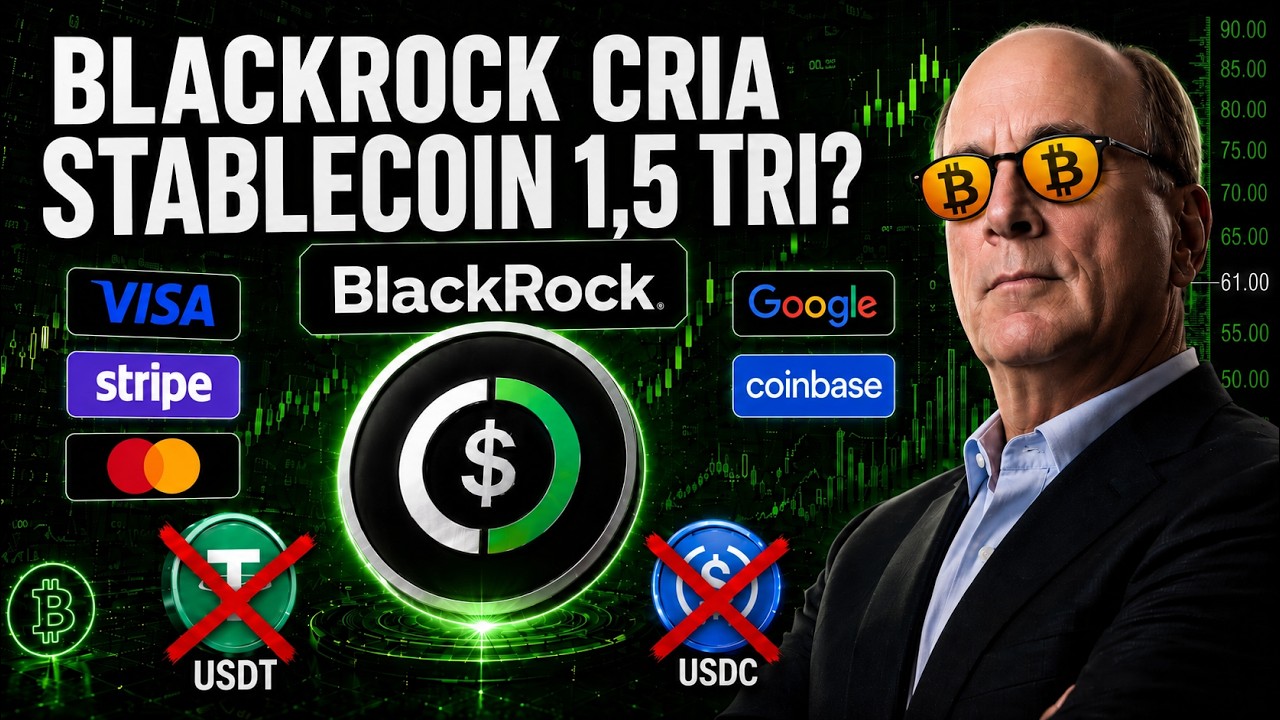 BLACKROCK CRIA CRIPTOMOEDA DE 1,5 TRILH&Atilde;O DE D&Oacute;LARES - OUSD O FIM DO USDT E DO USDC?
