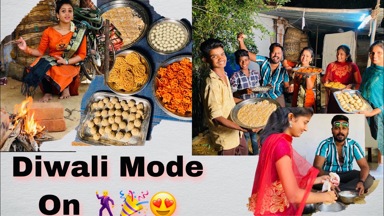 தீபாவளி Celebrations starts 🎉🕺 Sweets Preparation | Village Series 12 | Hussain Manimegalai