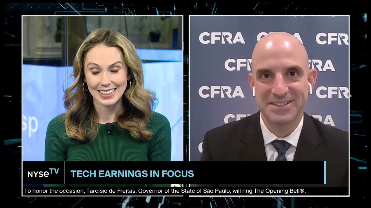 Angelo Zino, VP + Senior Equity Analyst at CFRA Research joins NYSE TV Live