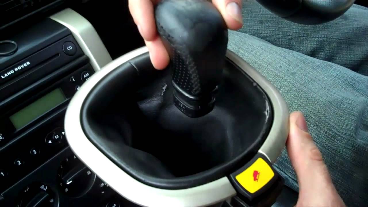 How to change the manual gear knob in  Land Rover Freelander