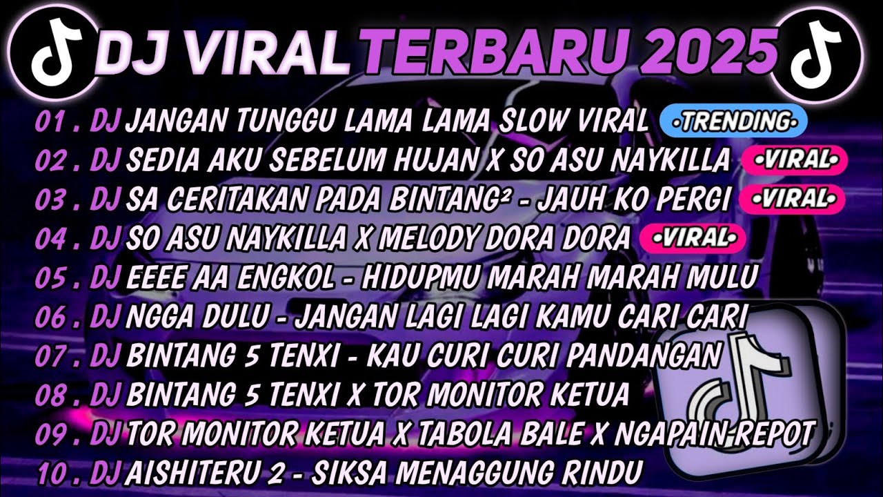 DJ TIKTOK TERBARU 2025🎵DJ JANGAN TUNGGU LAMA LAMA🎵DJ SEDIA AKU SEBELUM HUJAN X SO ASU || FULL ALBUM