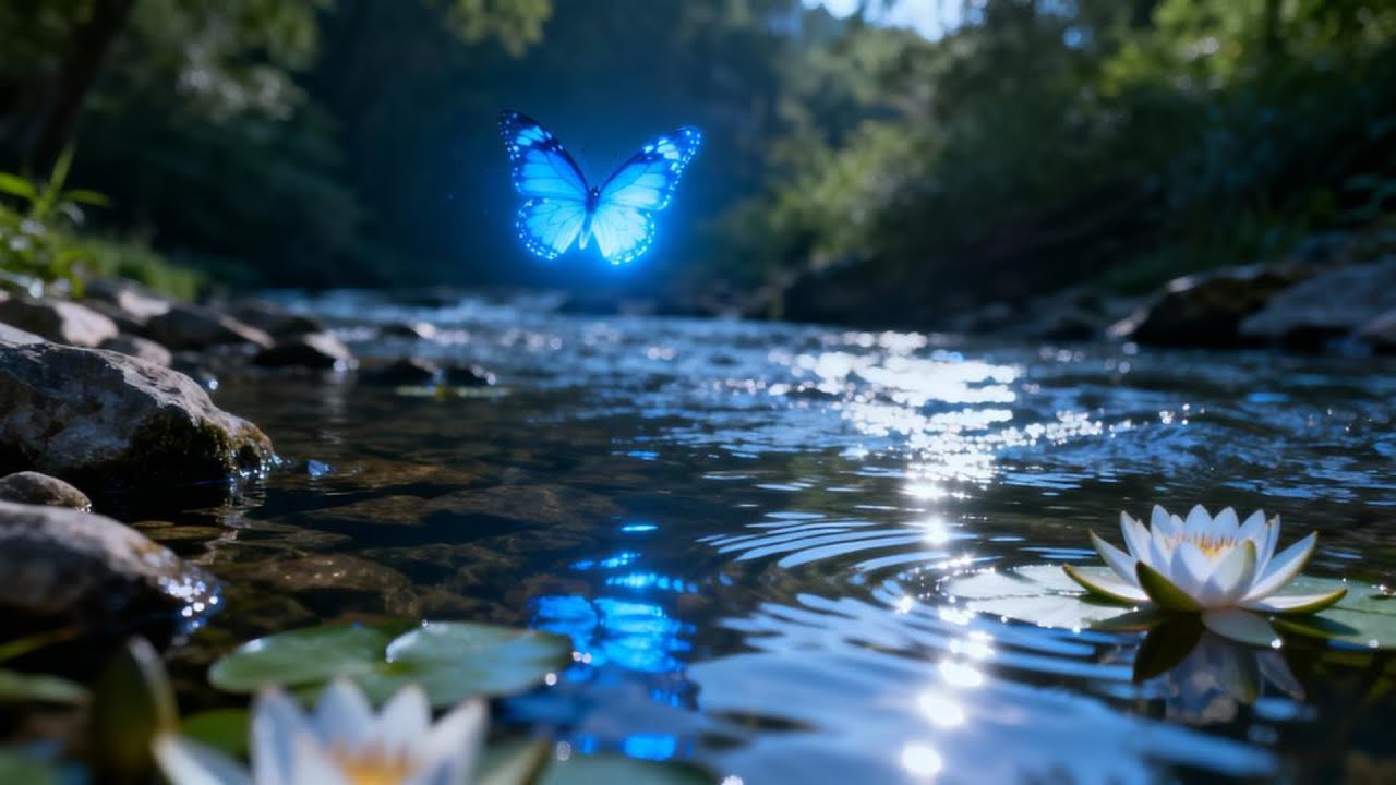 Tranquil Water and Soft Piano for Spiritual Calm 