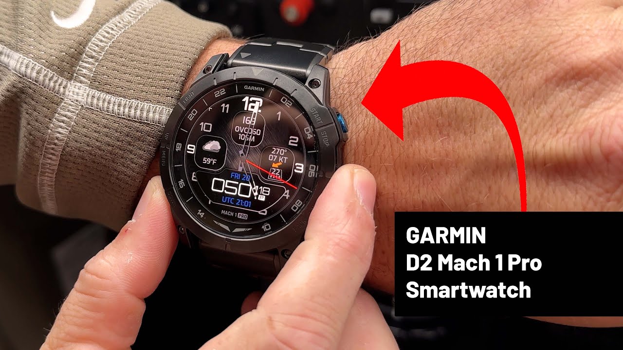 Garmin D2 Mach 1 Pro — новые смарт-часы для пилотов (практический обзор)