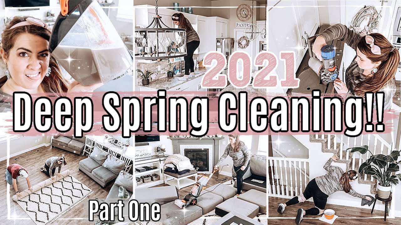 *SATISFYING* SPRING CLEAN WITH ME 2021 ✻ DEEP CLEANING MOTIVATION + NEW RECIPE | HOMEMAKING