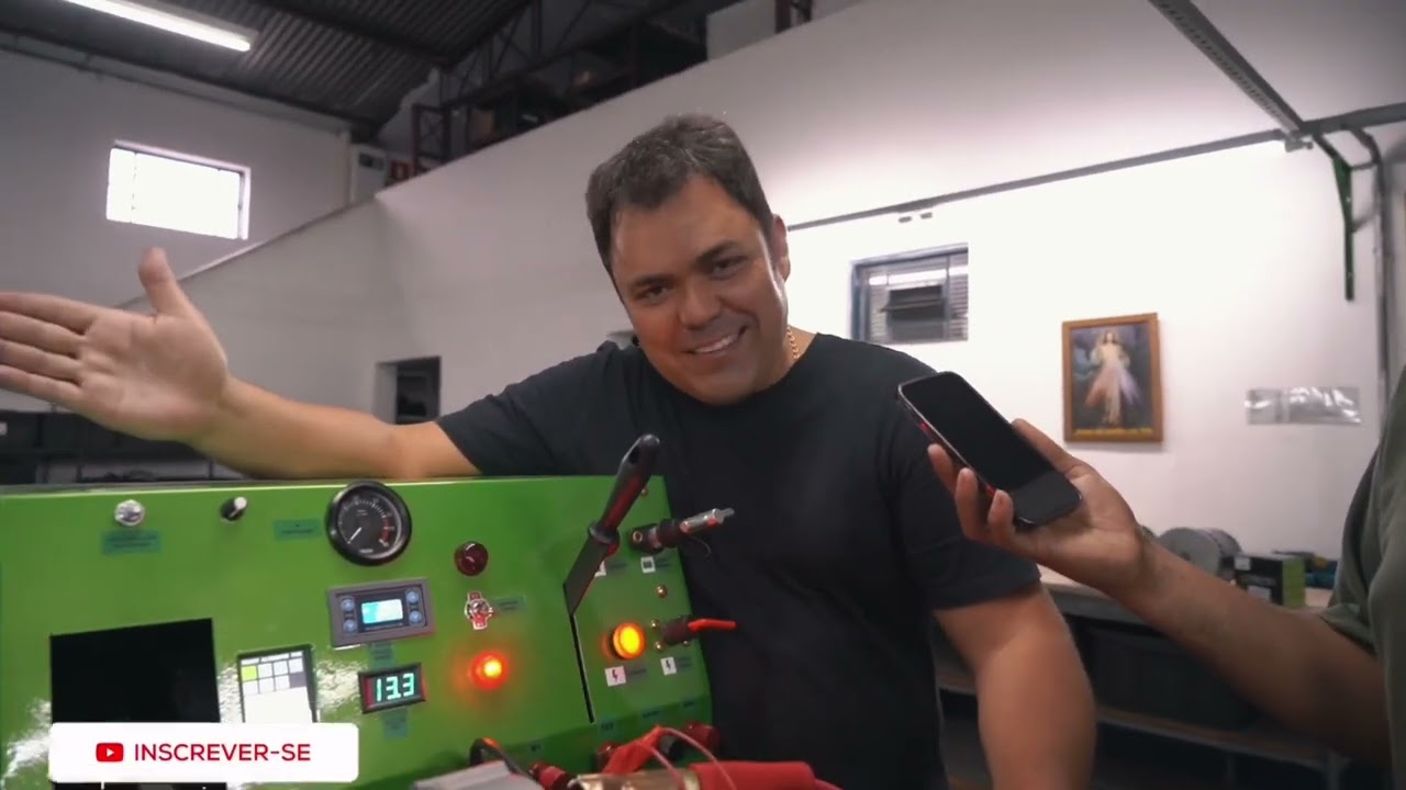Bancada de teste de Alternador Pilotado.