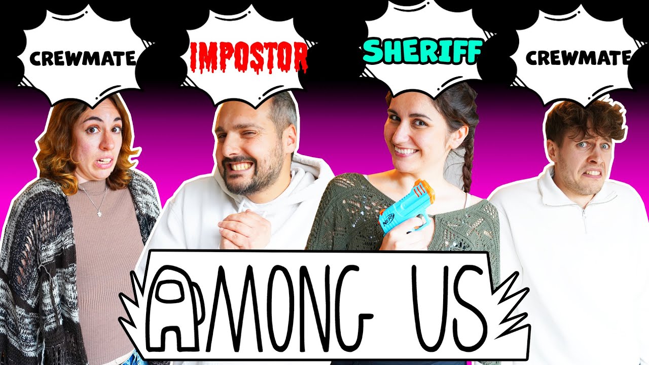 REAL LIFE AMONG US, ABER MIT SHERIFF-ROLLE! Wer erwischt den Impostor? Kaan, Dania, Lena, Tom