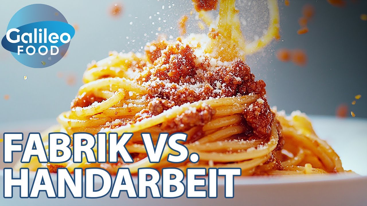 Bolognese vom Gro&szlig;hersteller vs. So&szlig;en-Manufaktur | Galileo Food
