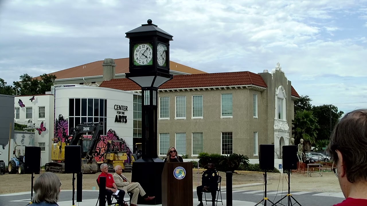 City of Panama City Clock Rededication Ceremony 10102023