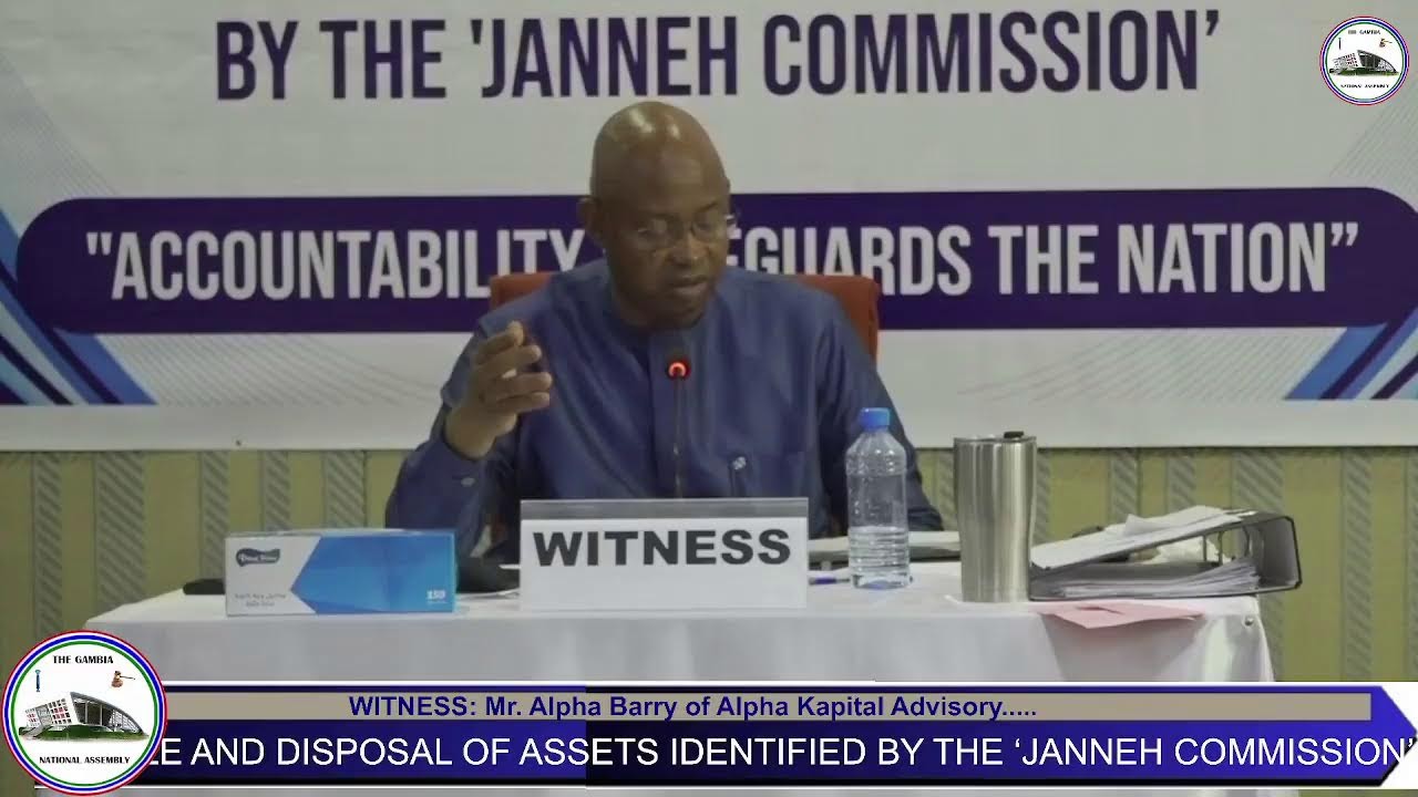 SPECIAL SELECT COMMITTEE ON THE SALE AND DISPOSAL OF ASSETS IDENTIFIED BY THE &lsquo;JANNEH COMMISSION&rsquo;