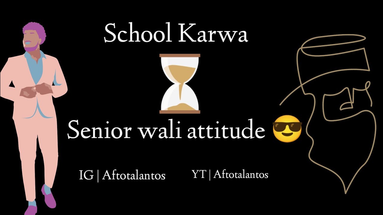 Senior Wali attitude😎 | School Karwa | School Life Poverty | By @Aftotalantos_  |