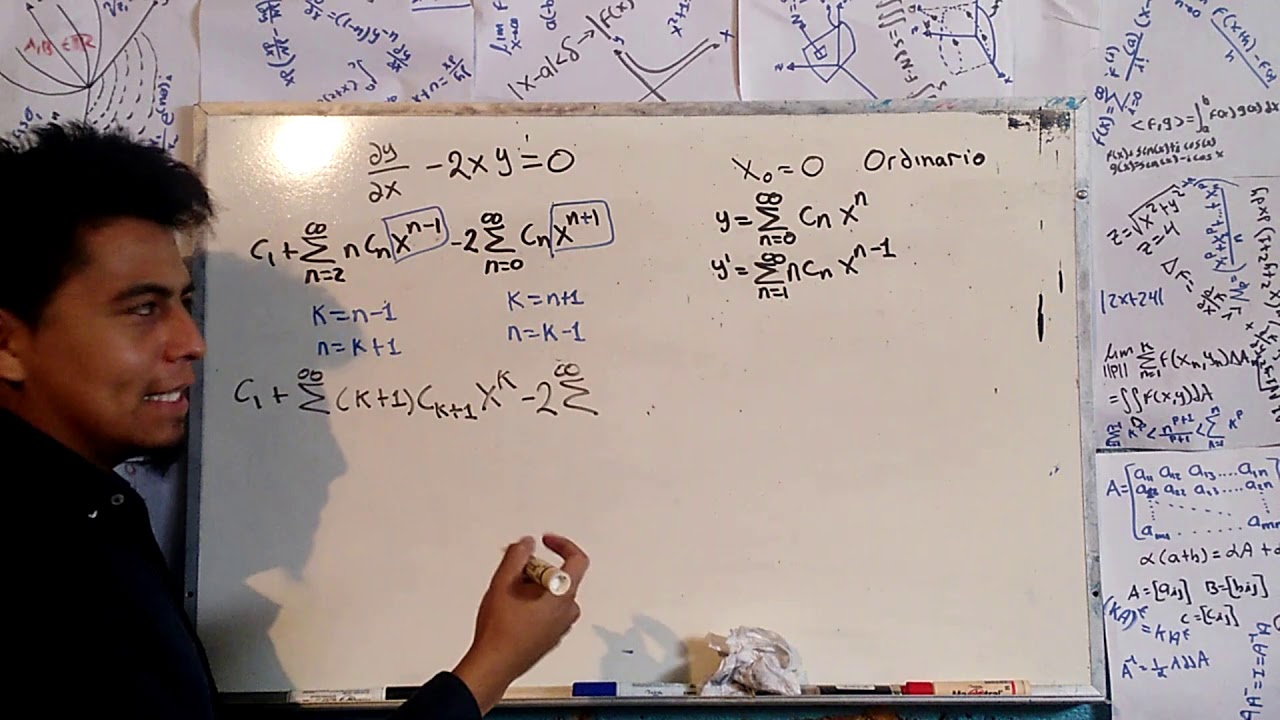 Series y potencias ecuaciones diferenciales