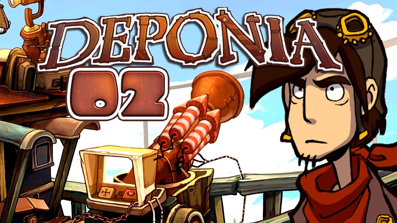 Let's Play Deponia #002 [Deutsch] [HD+] - Supermodernes Space-Shuttle