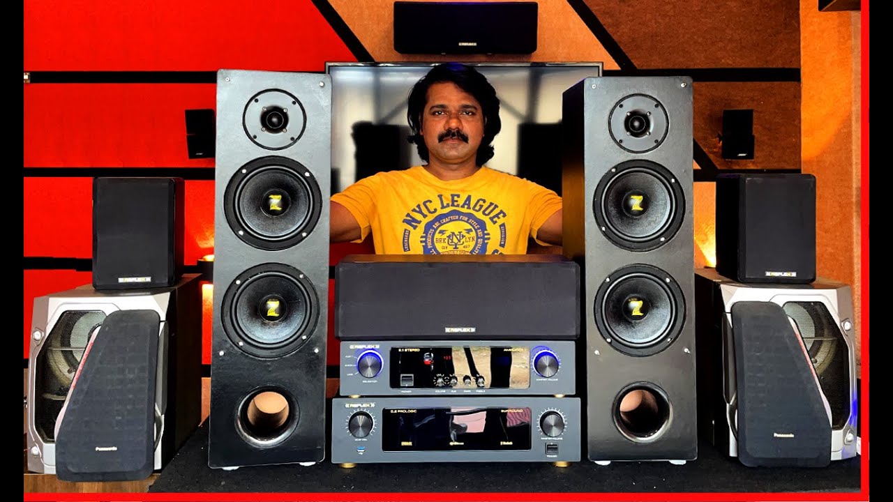 5.1 HOME THEATRE SPEAKER SYSTEM | JBL SUBWOOFER BOX| SURROUND SPEAKERS |CENTER SPEAKER BOX | REFLEX