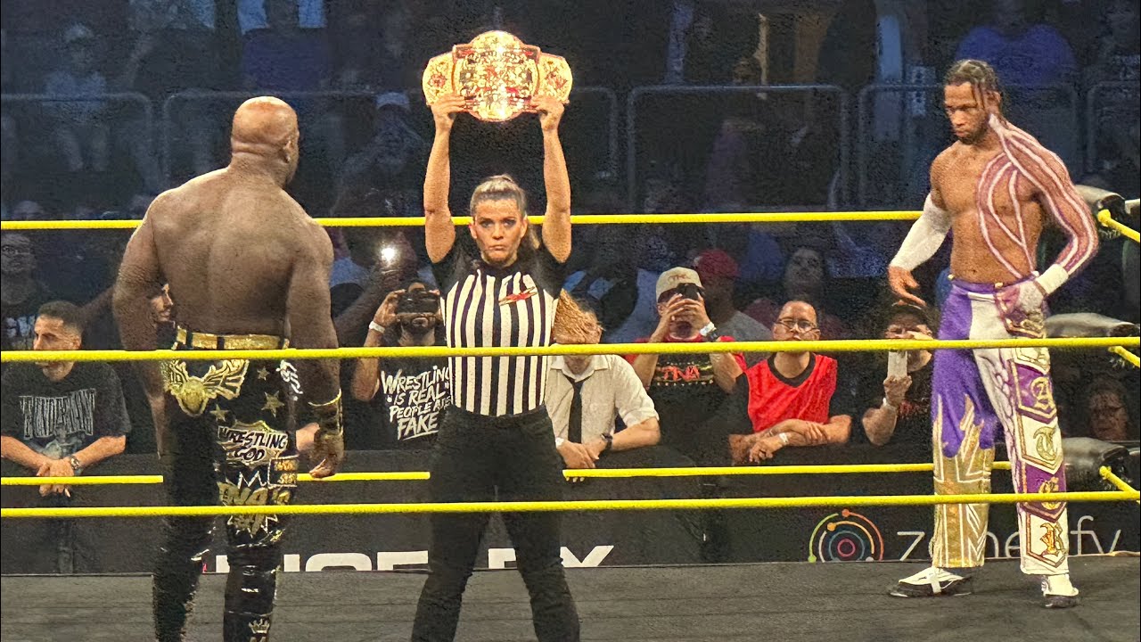 Moose vs. Leon Slater X DIVISION TITLE LIVE TNA SLAMMIVERSARY 2025 #wwe #tna #aew